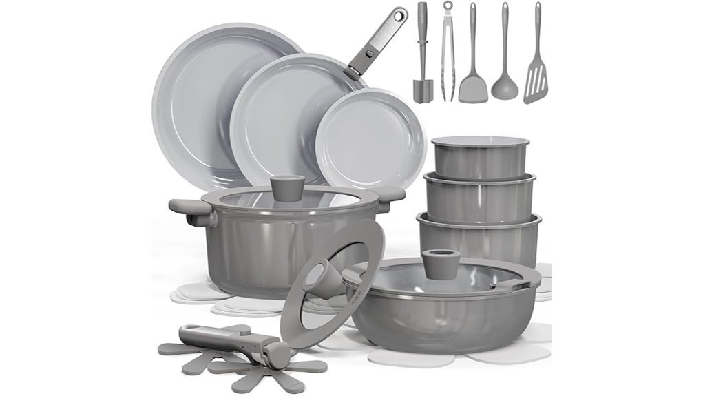 nonstick ceramic cookware set