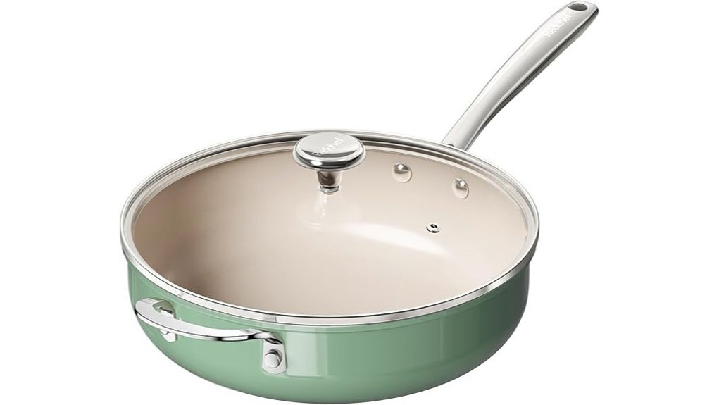 Best Green Pans for Effortless, Healthy Cooking at Home nonstick green ceramic pan