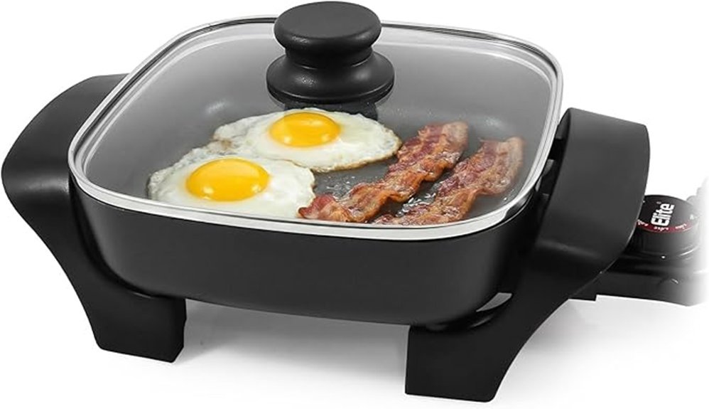 Best Small Kitchen Appliances That Make Cooking Easier nonstick electric cooking skillet