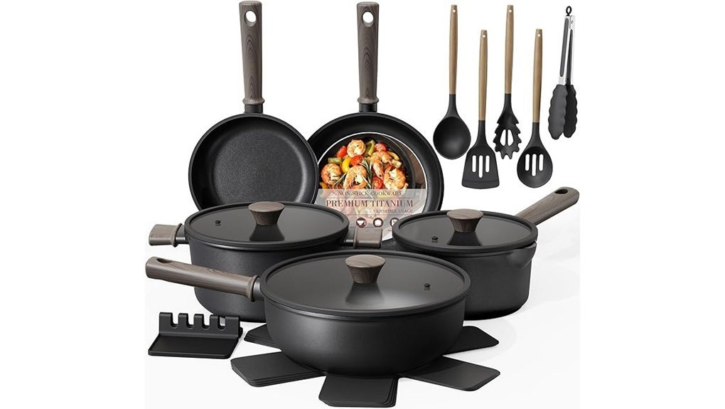nonstick induction cookware set