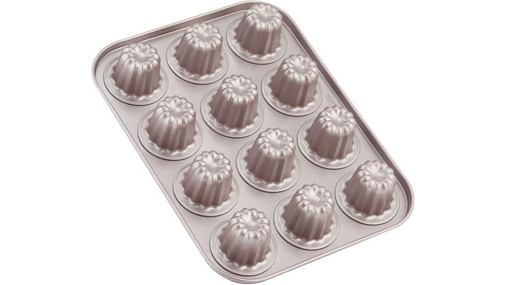 nonstick mini canele mold