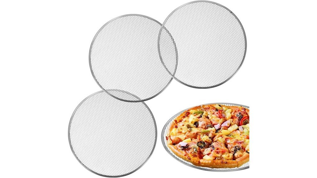 nonstick pizza screen pans