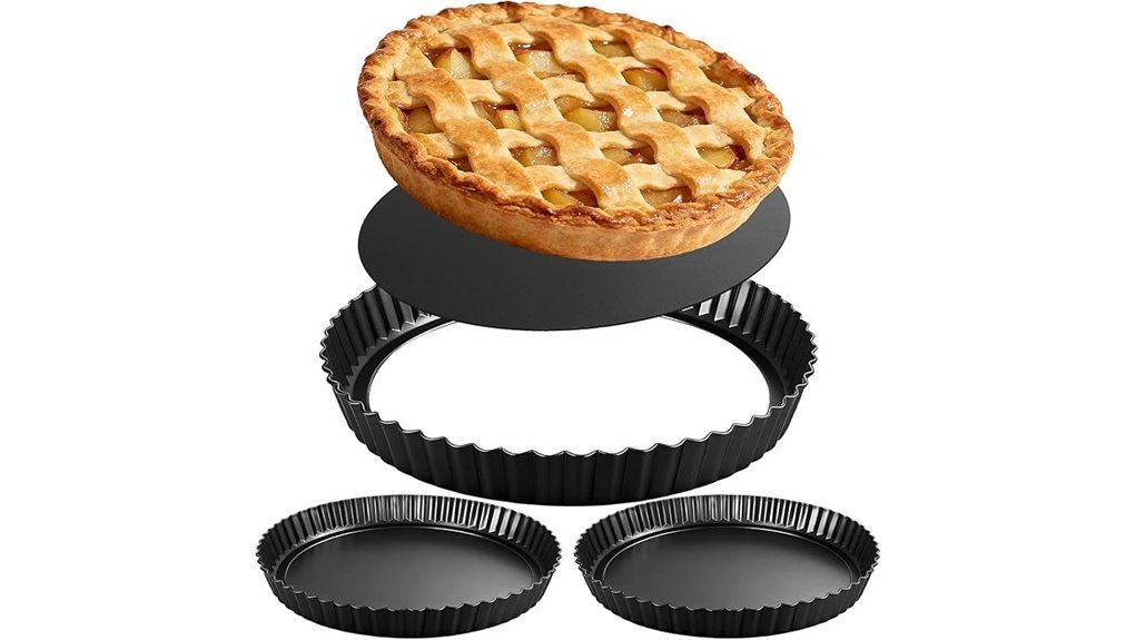 Best Tart Pans for Flaky, Bakery-Worthy Results nonstick tart pans set