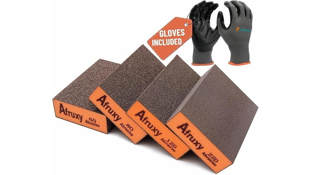 sanding sponges with gloves