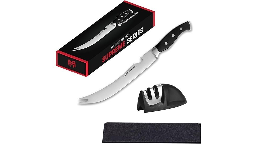 scimitar knife set included