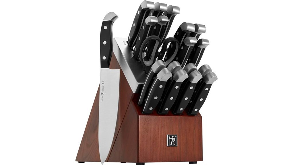 self sharpening knife block