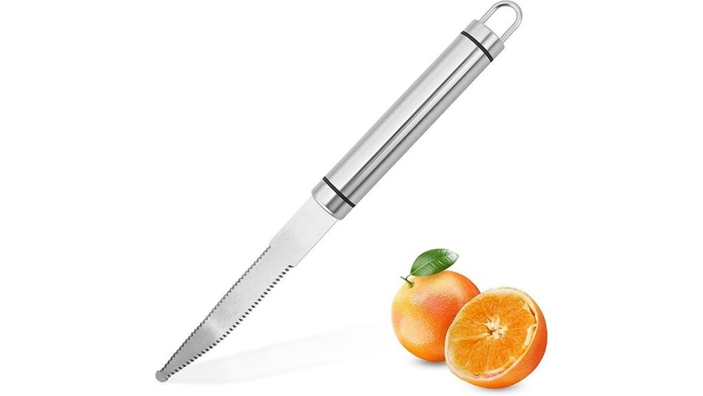Best Grapefruit Knives for Clean, Mess-Free Slices serrated stainless steel knife