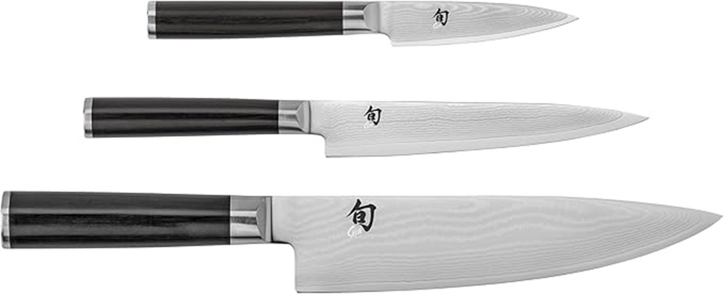 shun classic knife set