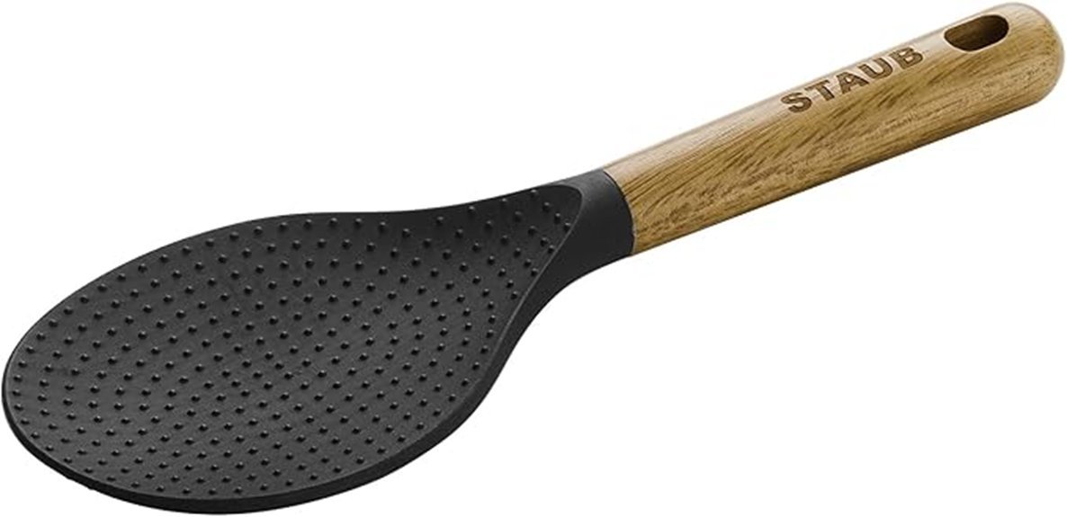 silicone rice spoon handle