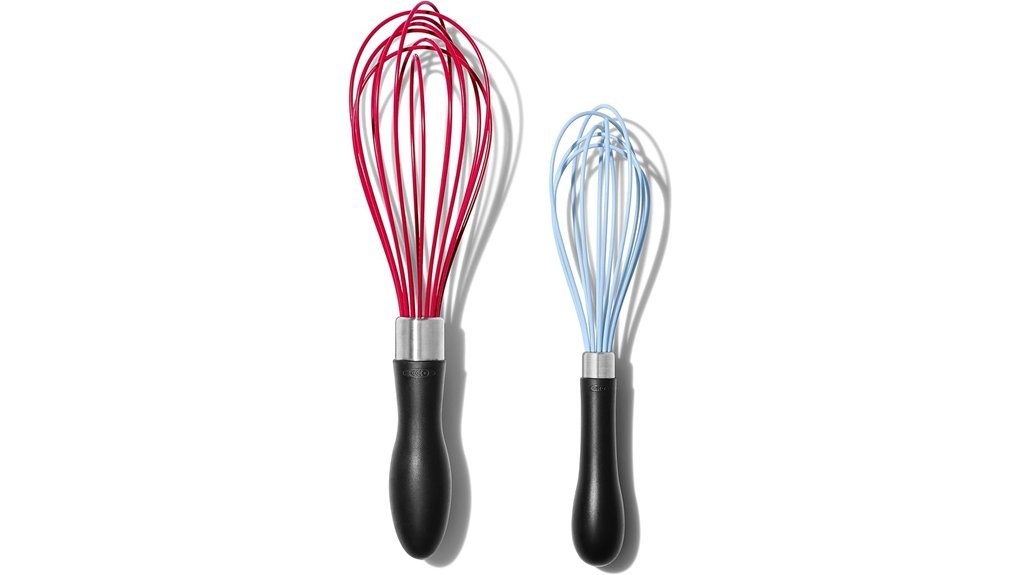 Best Silicone Whisks That Make Mixing Effortless silicone whisk set duo