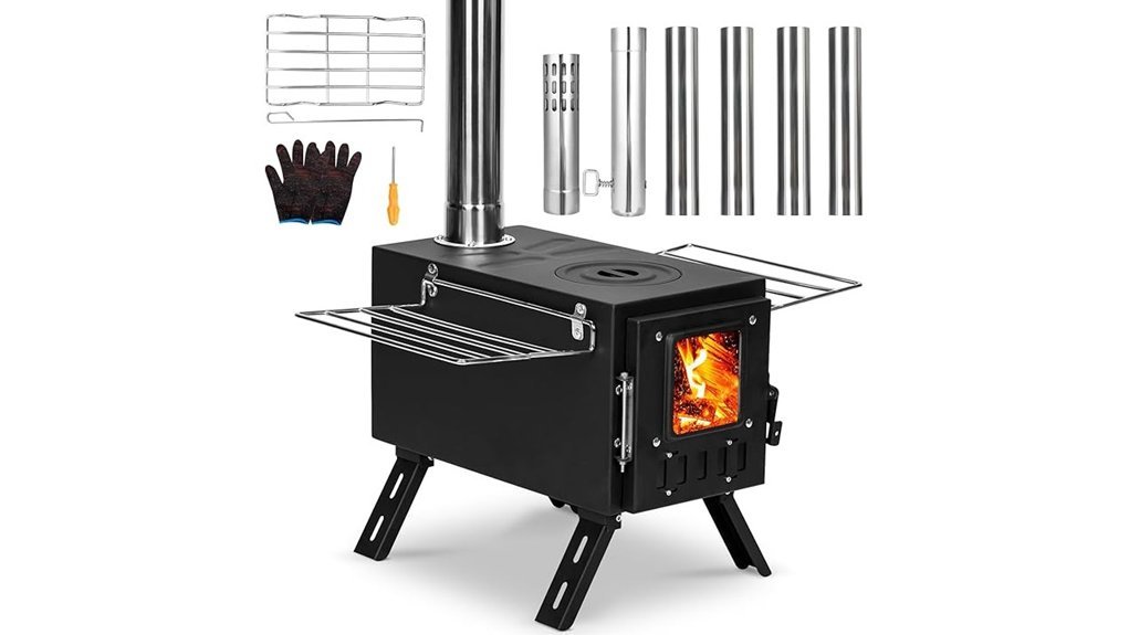 Best Wood Stove for Cooking and Heating That Do It All spacious portable camping stove