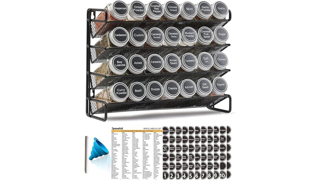 spice rack organizer set