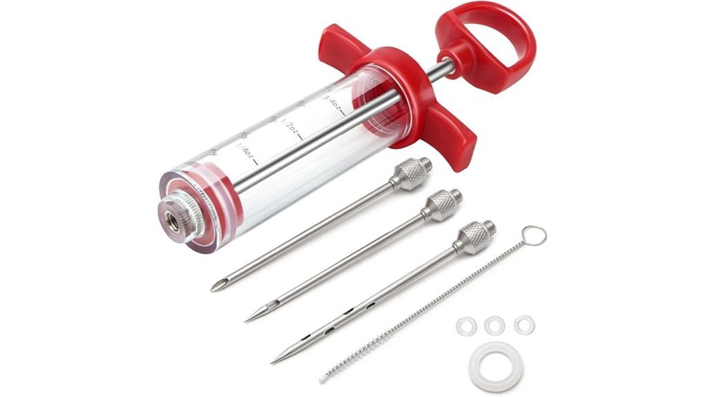 stainless steel bbq injector