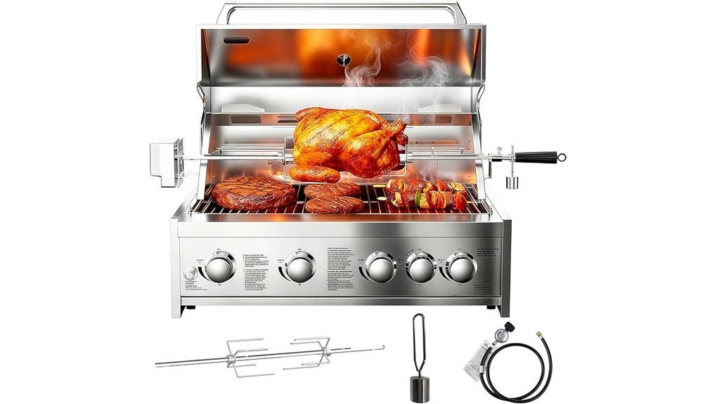 Best Built-In Grills That Elevate Any Outdoor Kitchen stainless steel gas grill
