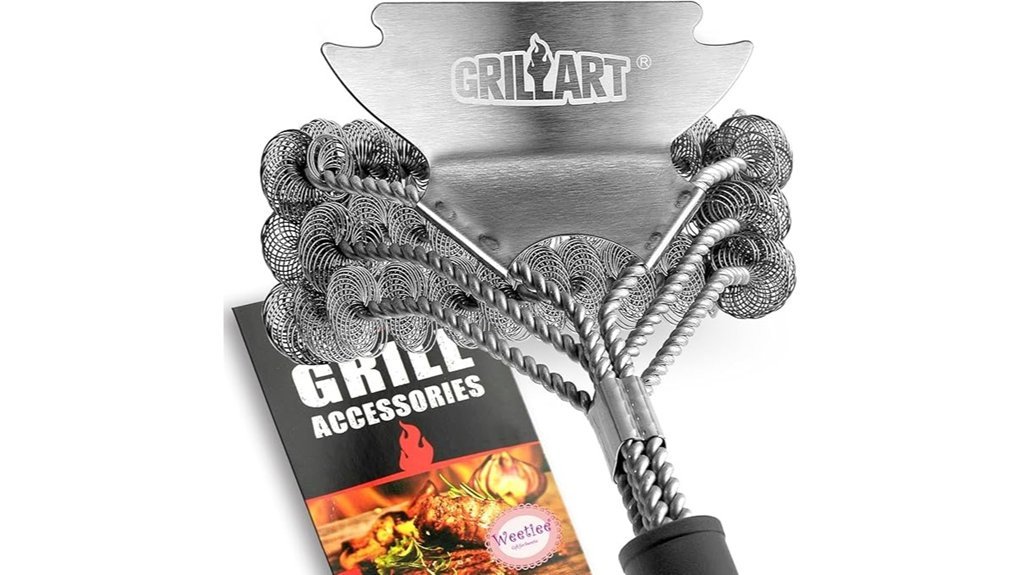 stainless steel grill brush