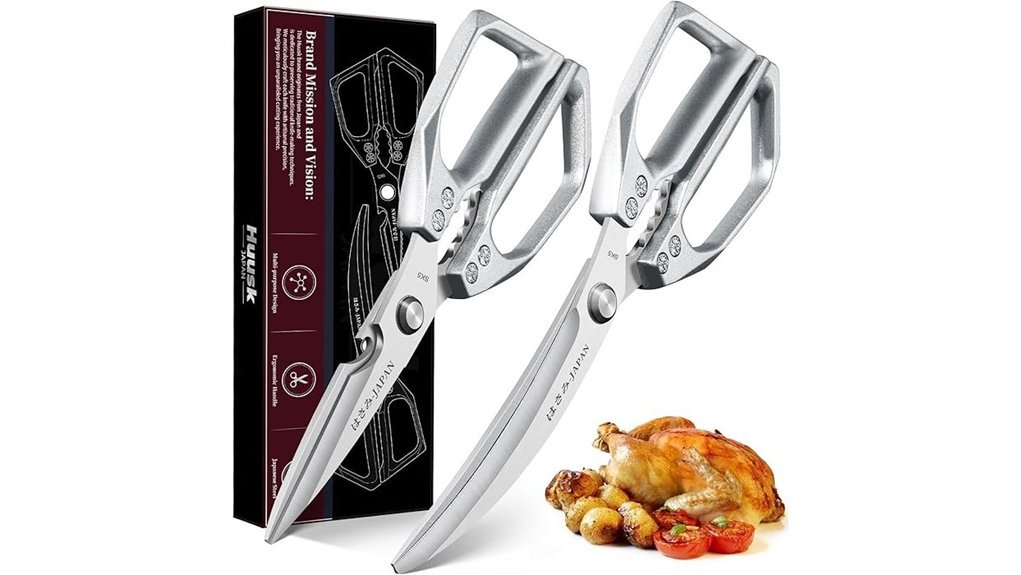 Japanese Kitchen Scissors Chefs Swear By for Precision Cuts stainless steel kitchen scissors