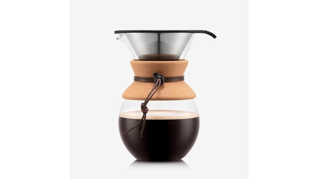 steel filtered pour over