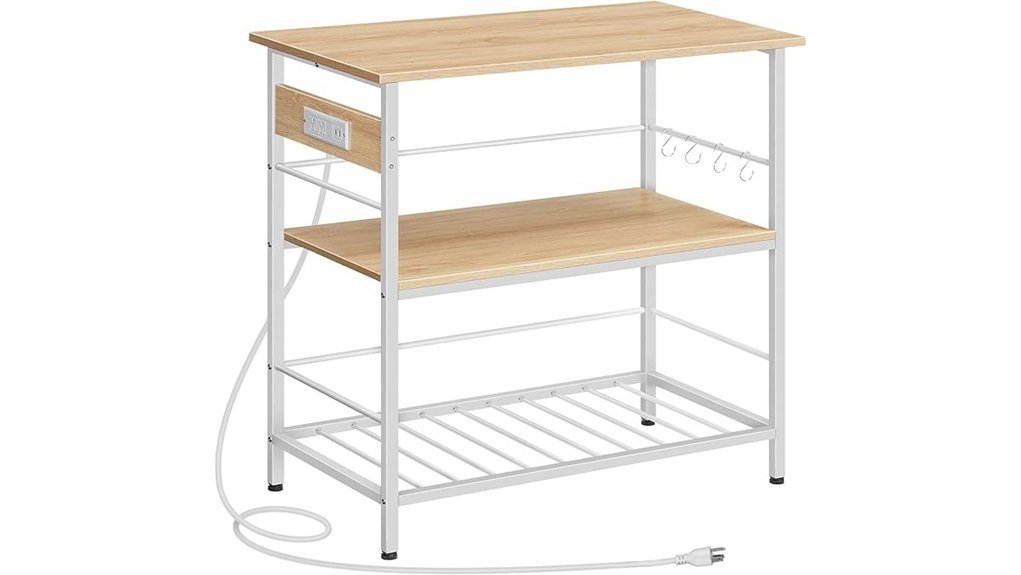 power outlet kitchen island