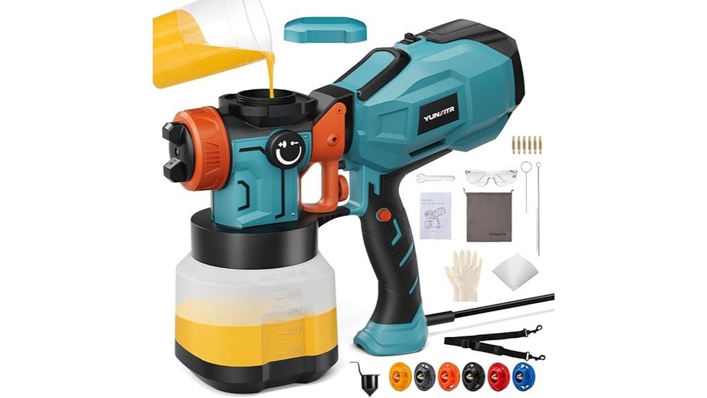 powerful detachable paint sprayer