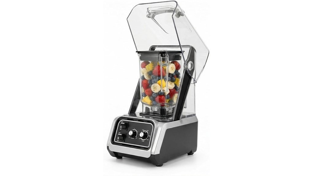 powerful quiet commercial blender