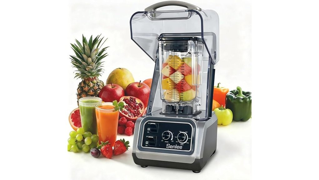 powerful quiet blender pitcher