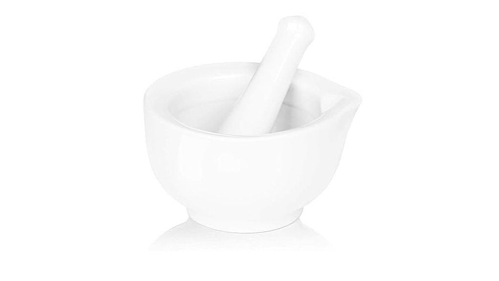 porcelain mortar and pestle