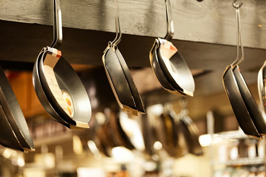pans carbon steel vs cast iron
