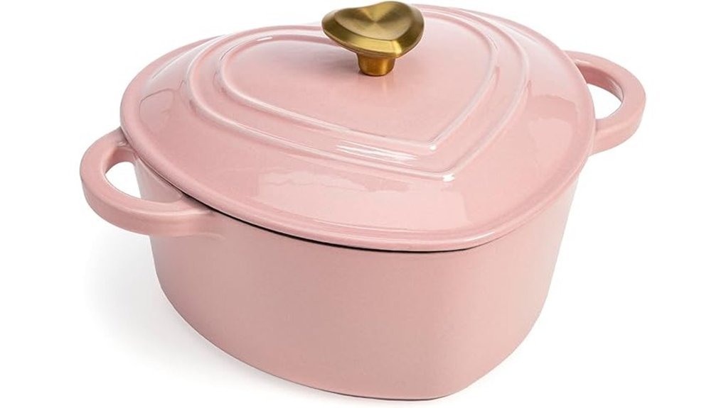 paris hilton s heart dutch oven