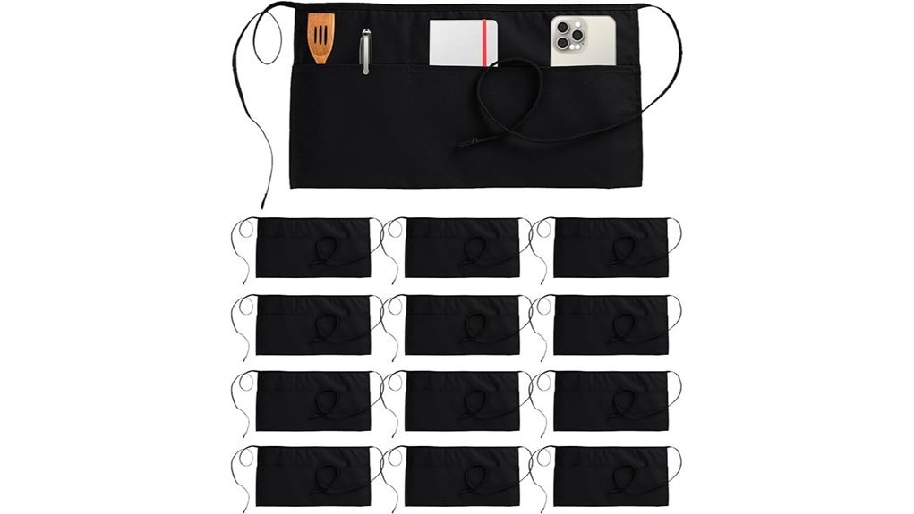 Best Server Aprons Waitstaff Actually Love to Wear practical pocketed waist aprons