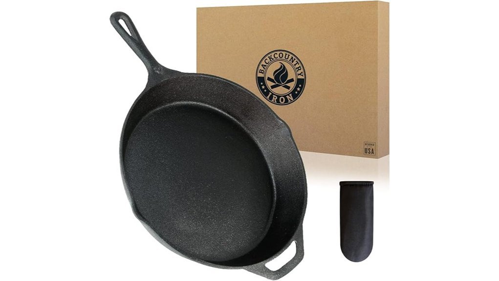 pre seasoned cast iron skillet