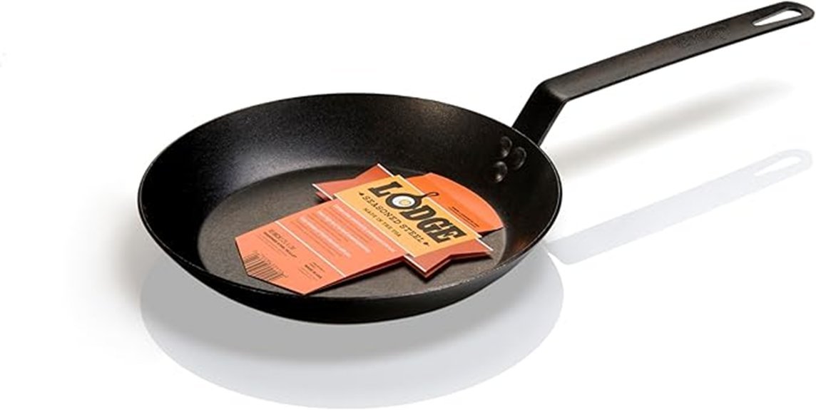 pre seasoned carbon steel skillet