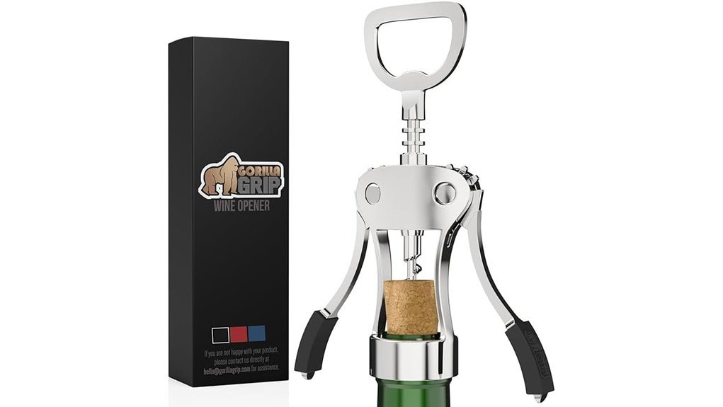 Best Corkscrews That Make Opening Wine Effortless premium wing corkscrew opener