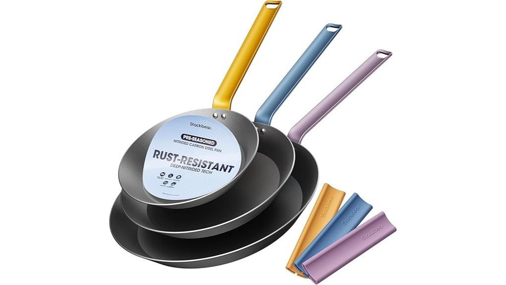 preseasoned carbon steel cookware