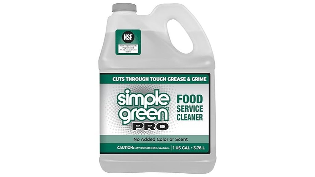 professional food service cleaner