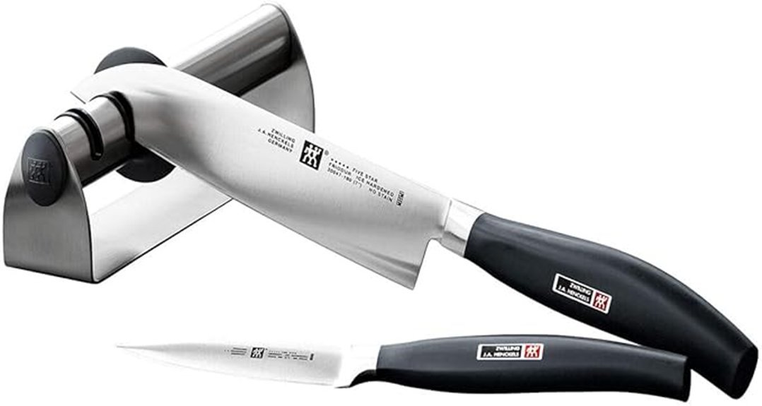 quality two piece knife set