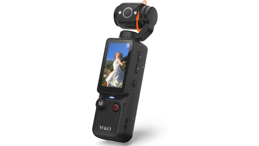 rotating lens vlogging camera