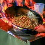 round bottom carbon wok