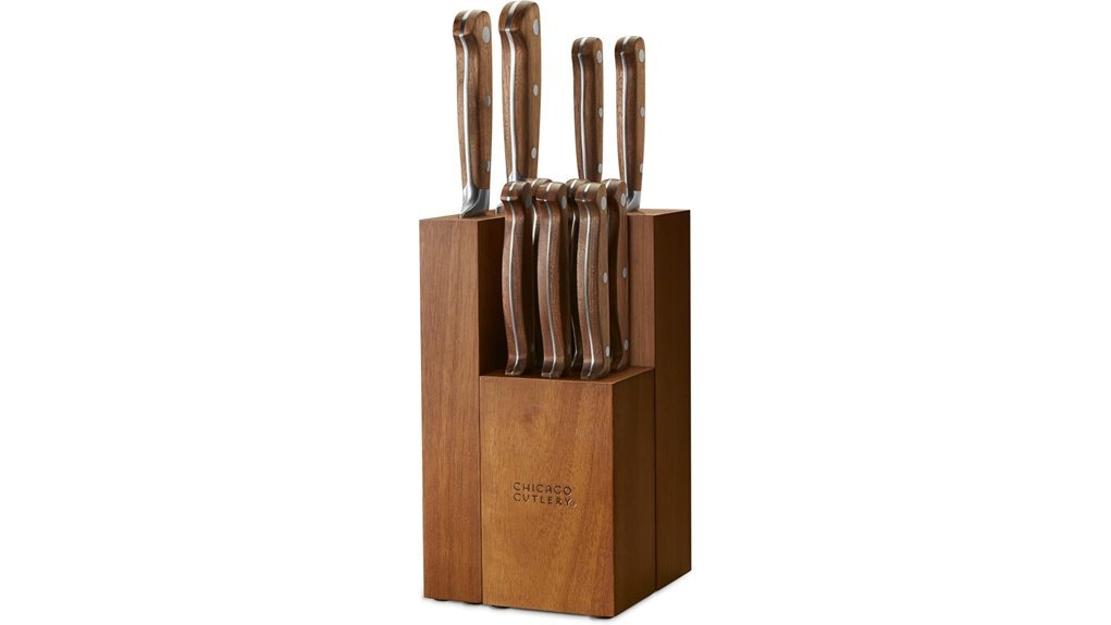 racine knife block set