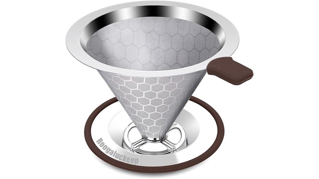 reusable stainless steel dripper