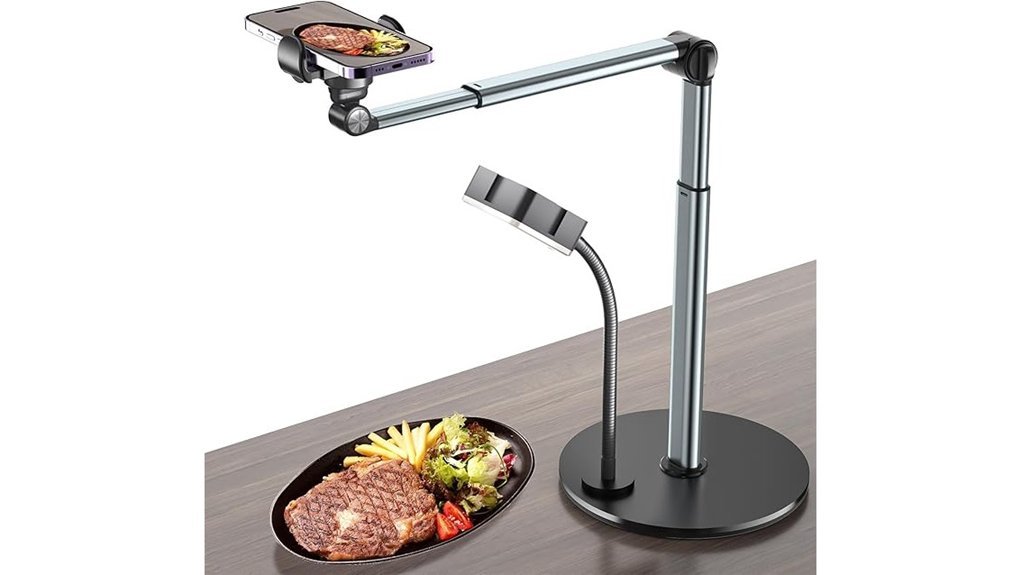 rechargeable light tripod mount