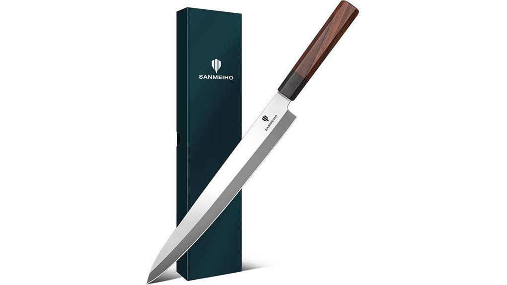 red sandalwood sushi knife