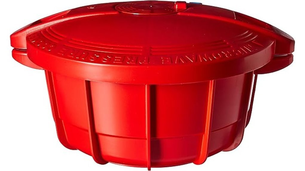 red 4l microwave cooker