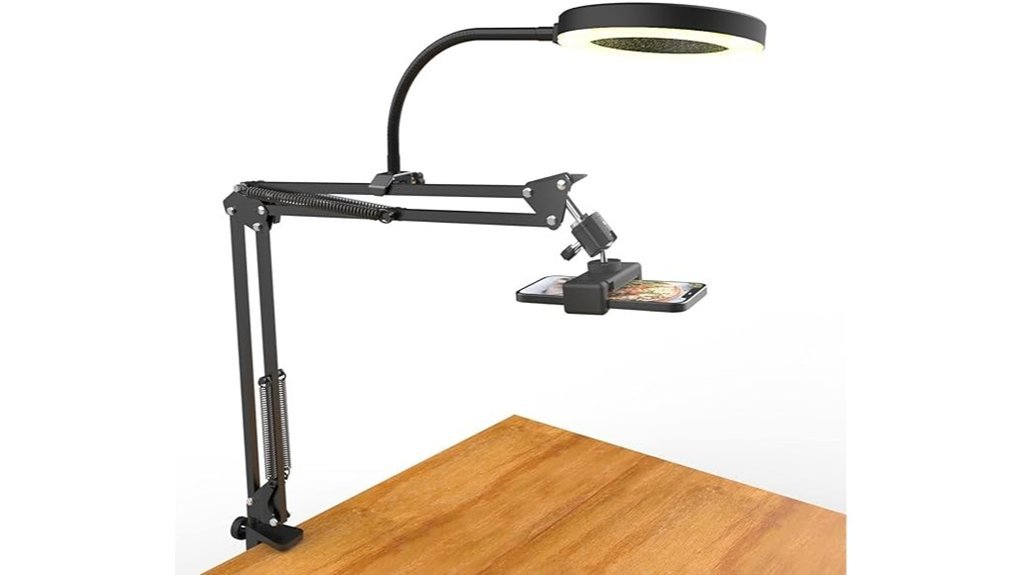 ring light phone mount