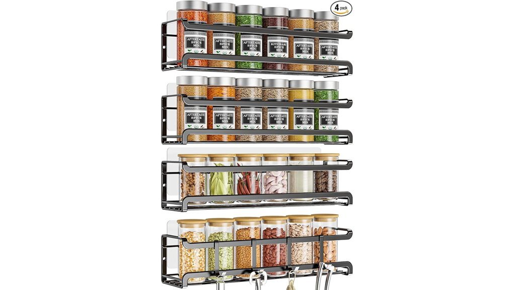 wall mounted spice organizer