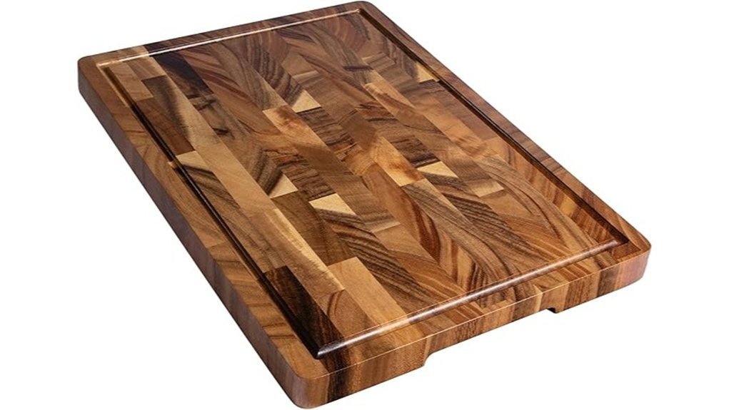 walnut cutting board groove
