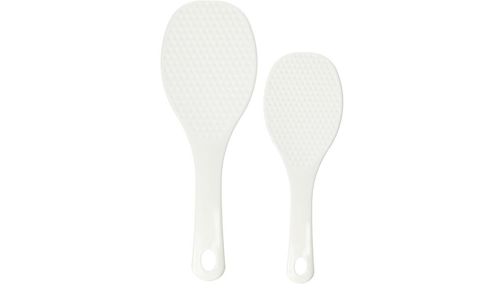 white melamine rice paddle