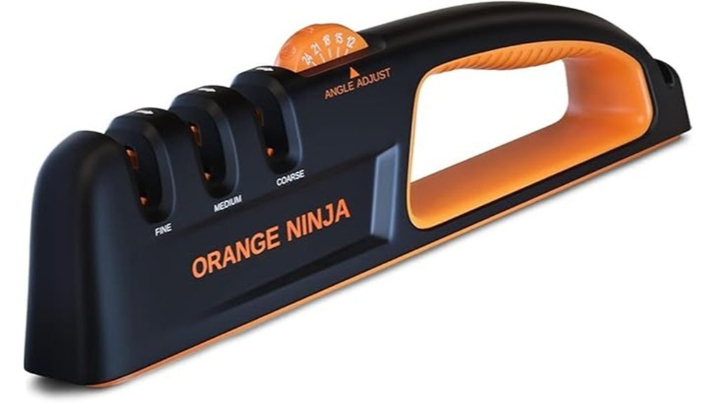 The Best Sharpening Angle for Kitchen Knives, Explained three stage knife sharpening tool