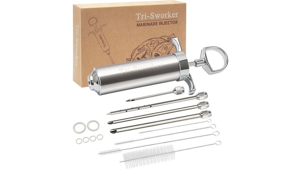tri sworker meat injector syringe