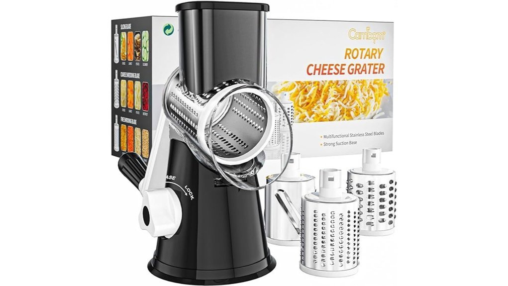 versatile black cheese grater