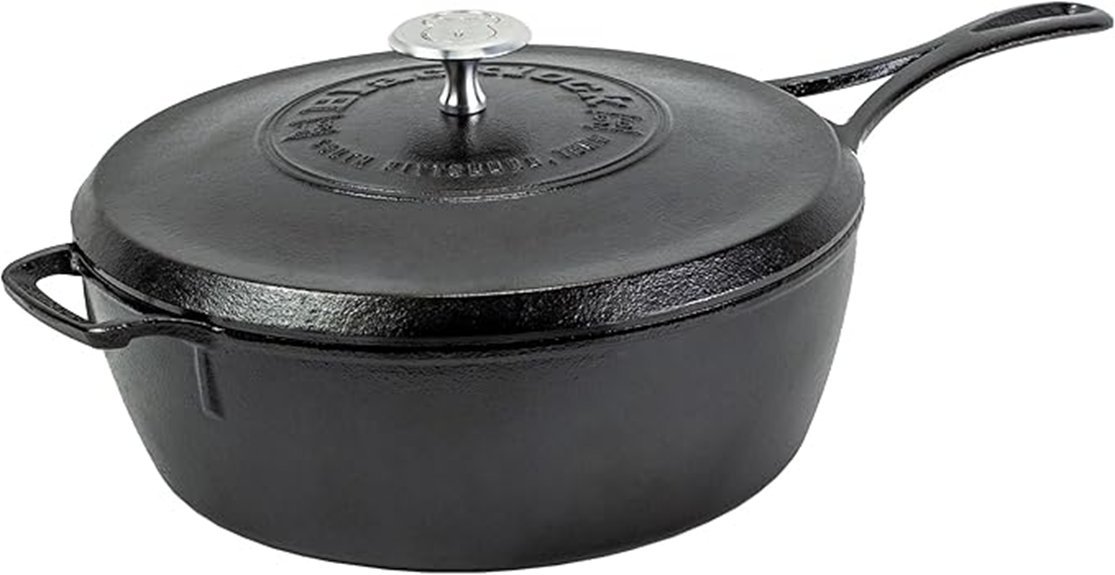 versatile cast iron cookware